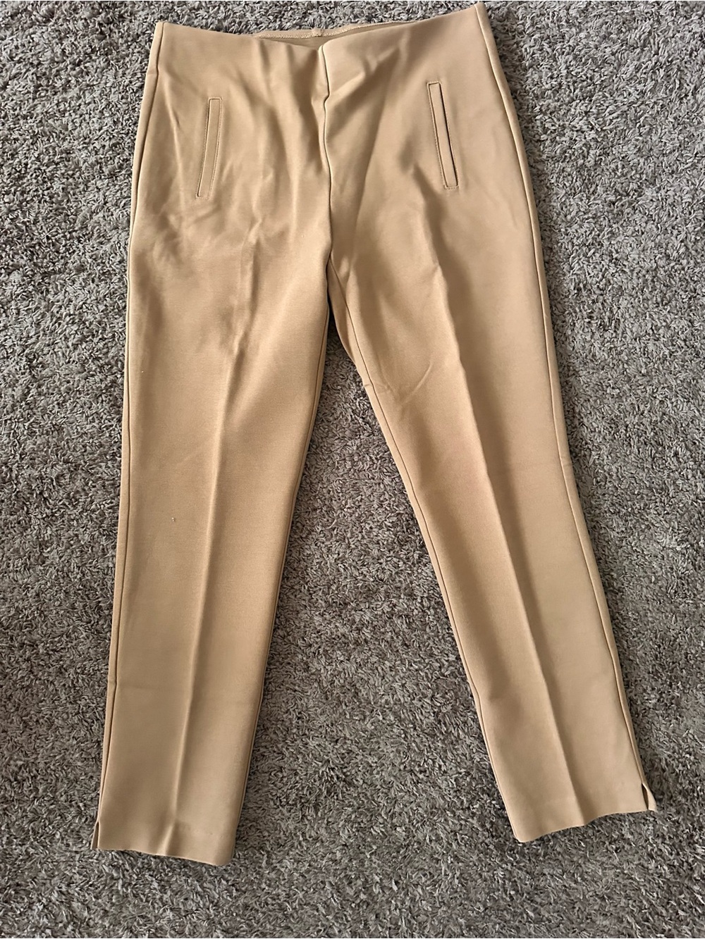 Classic Women’s Slim Dress Pants - Camel